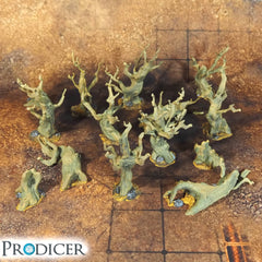 Painted Dead Trees Set