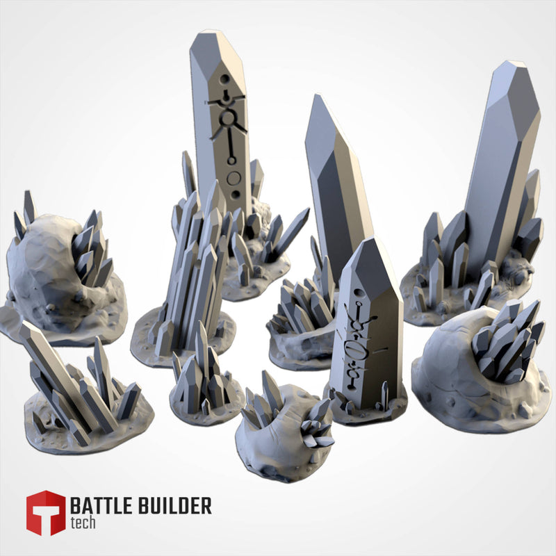 Glass Stones Terrain Tombworld Crystals Txarli Factory Tabletop