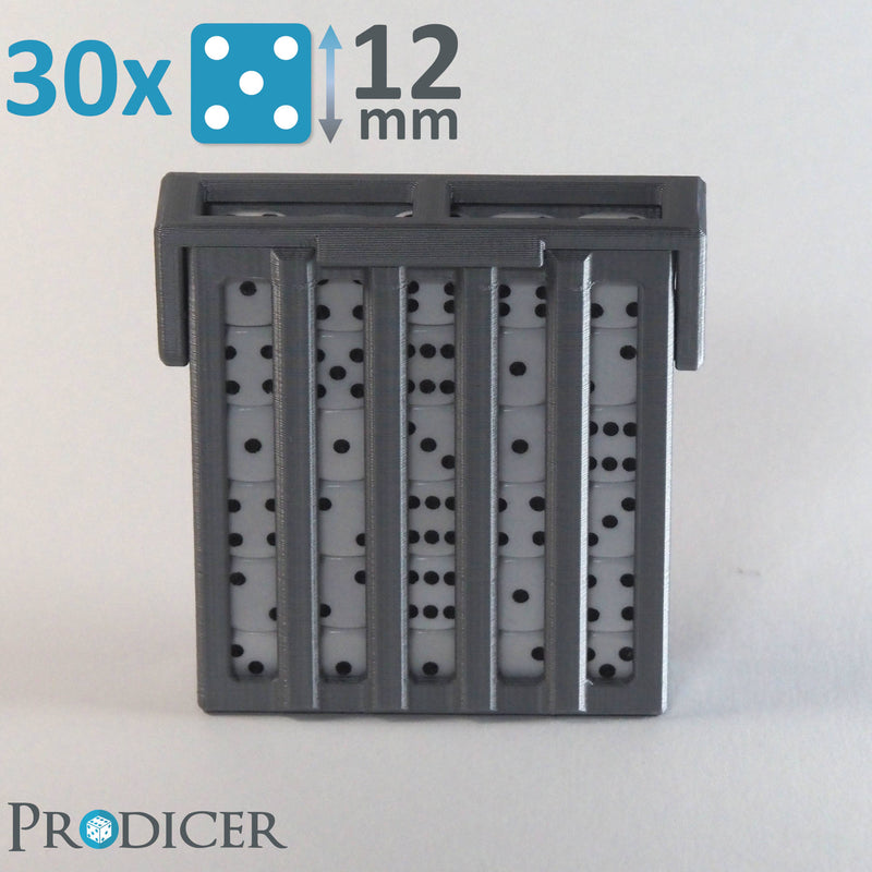 Würfelbox 30x 12mm Dice Pro Keeper 13