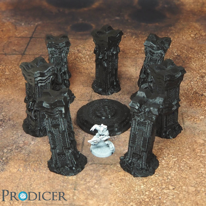 Dwarf Village Steinkreis Tabletop Gelände