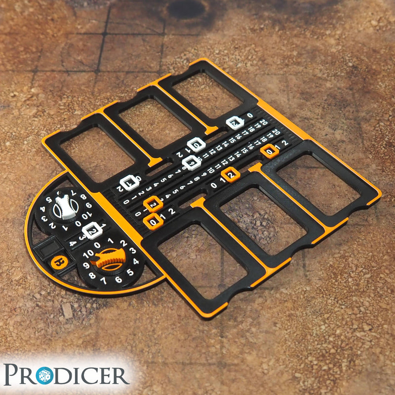 Sci-Fi Skirmish Pro Dashboard kompatibel mit Kill Team. In Kooperation mit Adeptus Stammtisch.